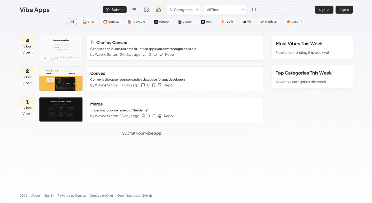 Product Hunt / Hacker News Starter Clone hero image