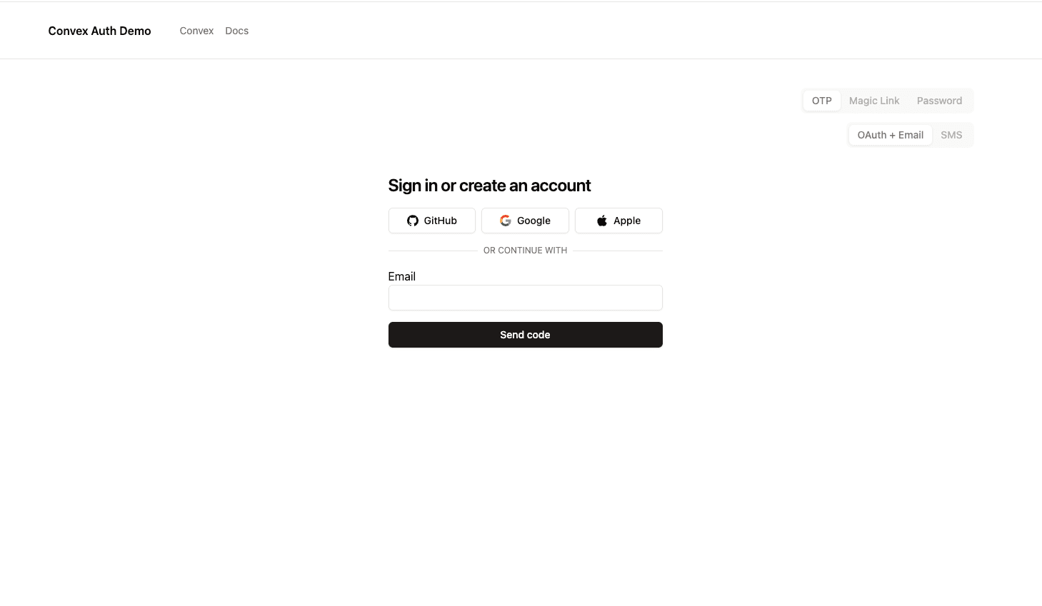 Convex Auth hero image